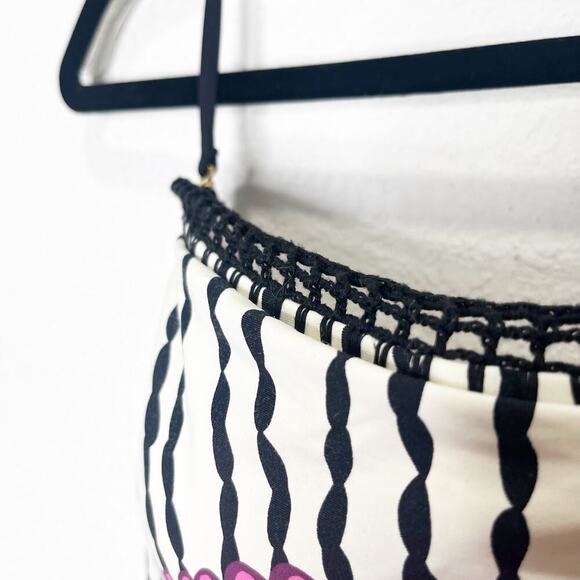 Trina Turk Ibiza Mandala Print Open Back Strapless Halter One Piece Swimsuit M - Picture 5 of 9